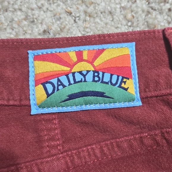 NWOT Daily Blue Corduroy Manya In Swing Pants - Picture 4 of 7